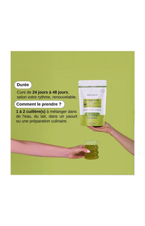 Collagène Matcha en poudre - 3 x 279 g