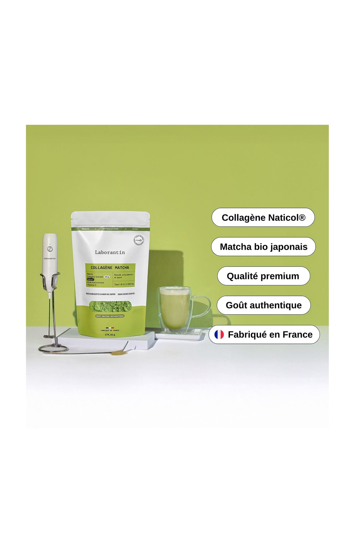 Collagène Matcha en poudre - 279 g