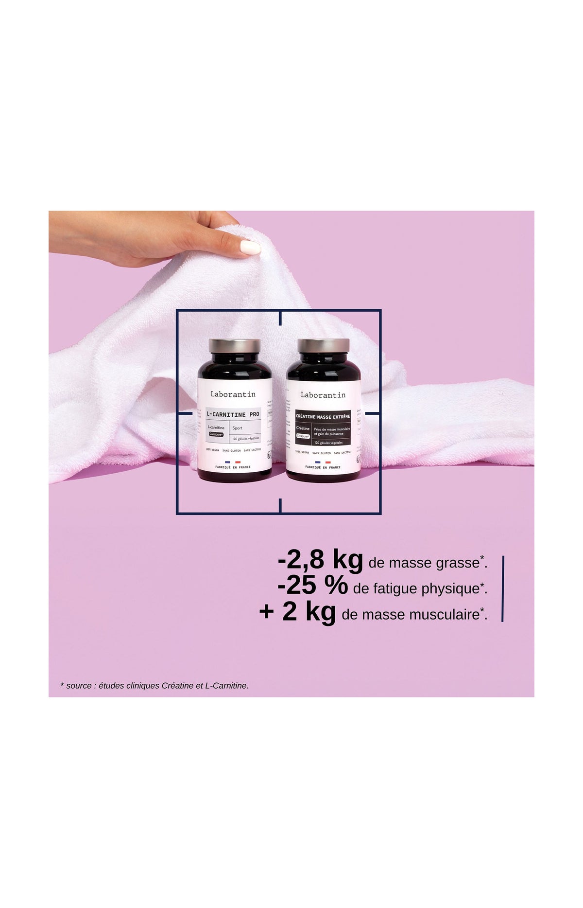Pack Sport - Créatine & carnitine - 2 produits