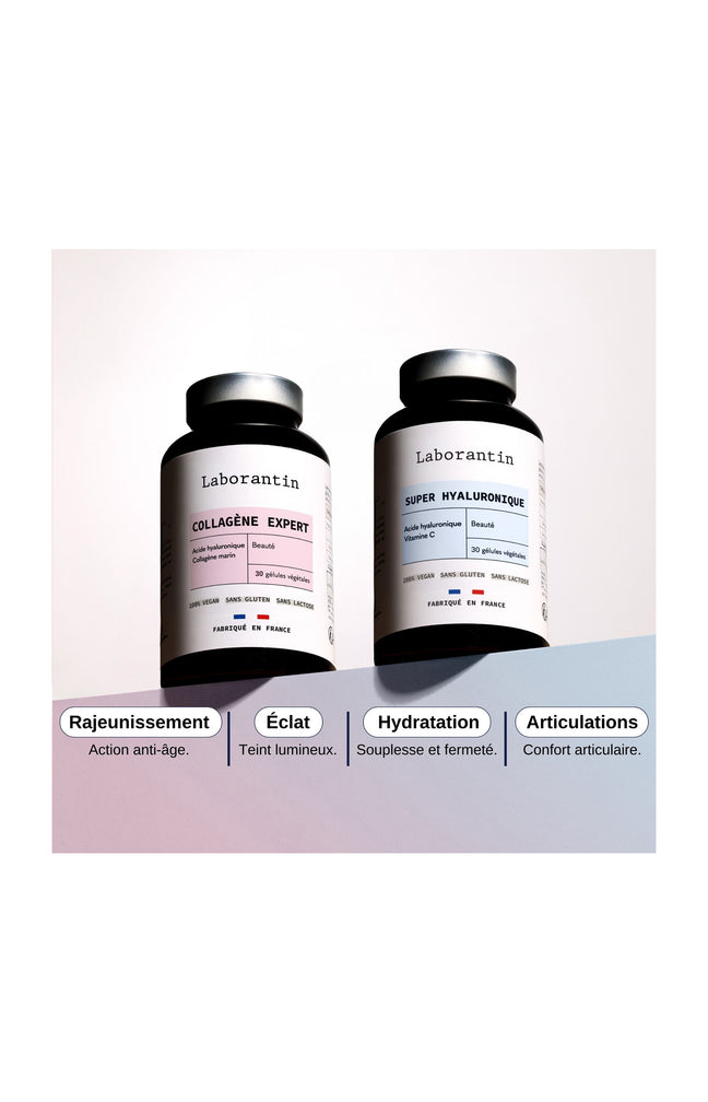 Pack anti âge - Acide hyaluronique & collagène - 2 produits
