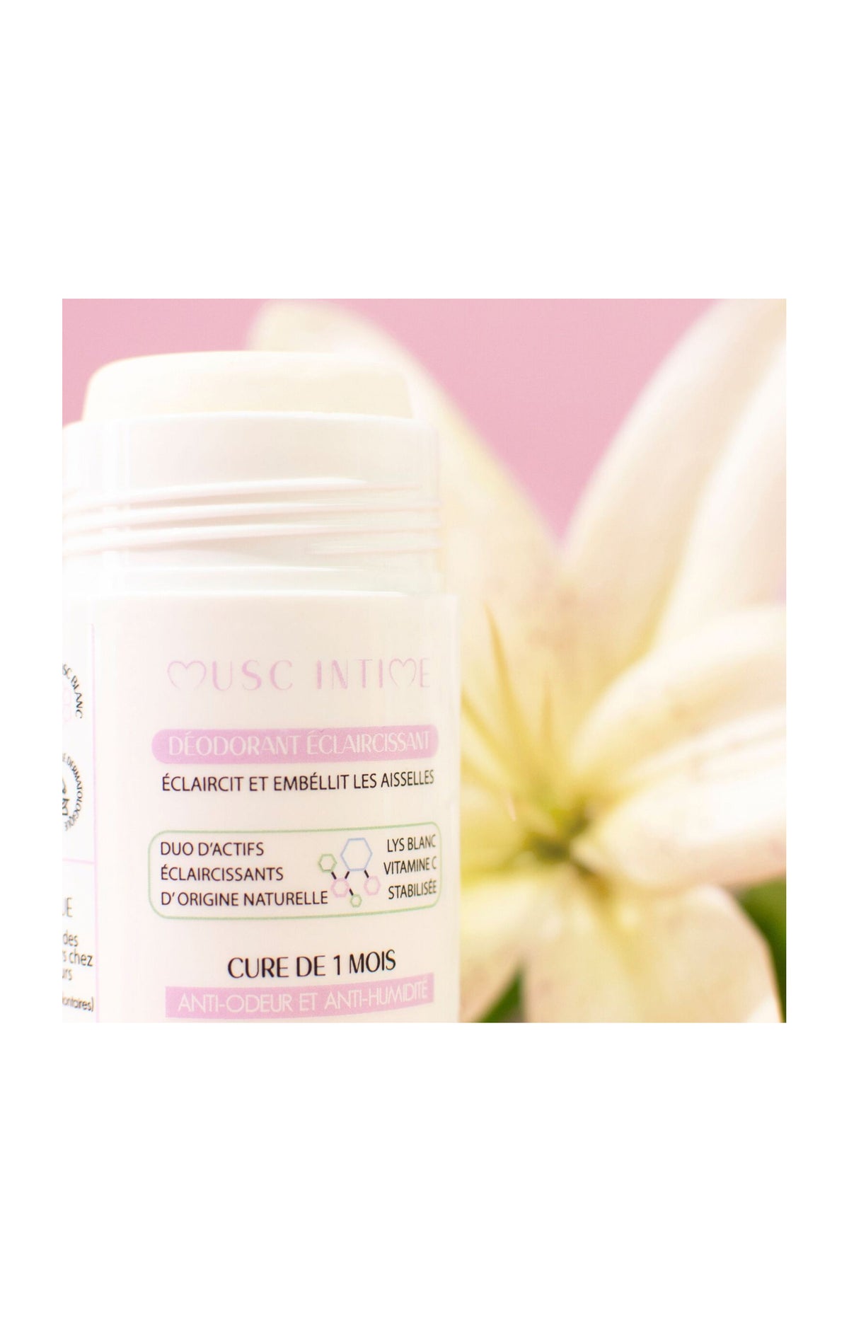Déodorant éclaircissant - Musc - 50 g