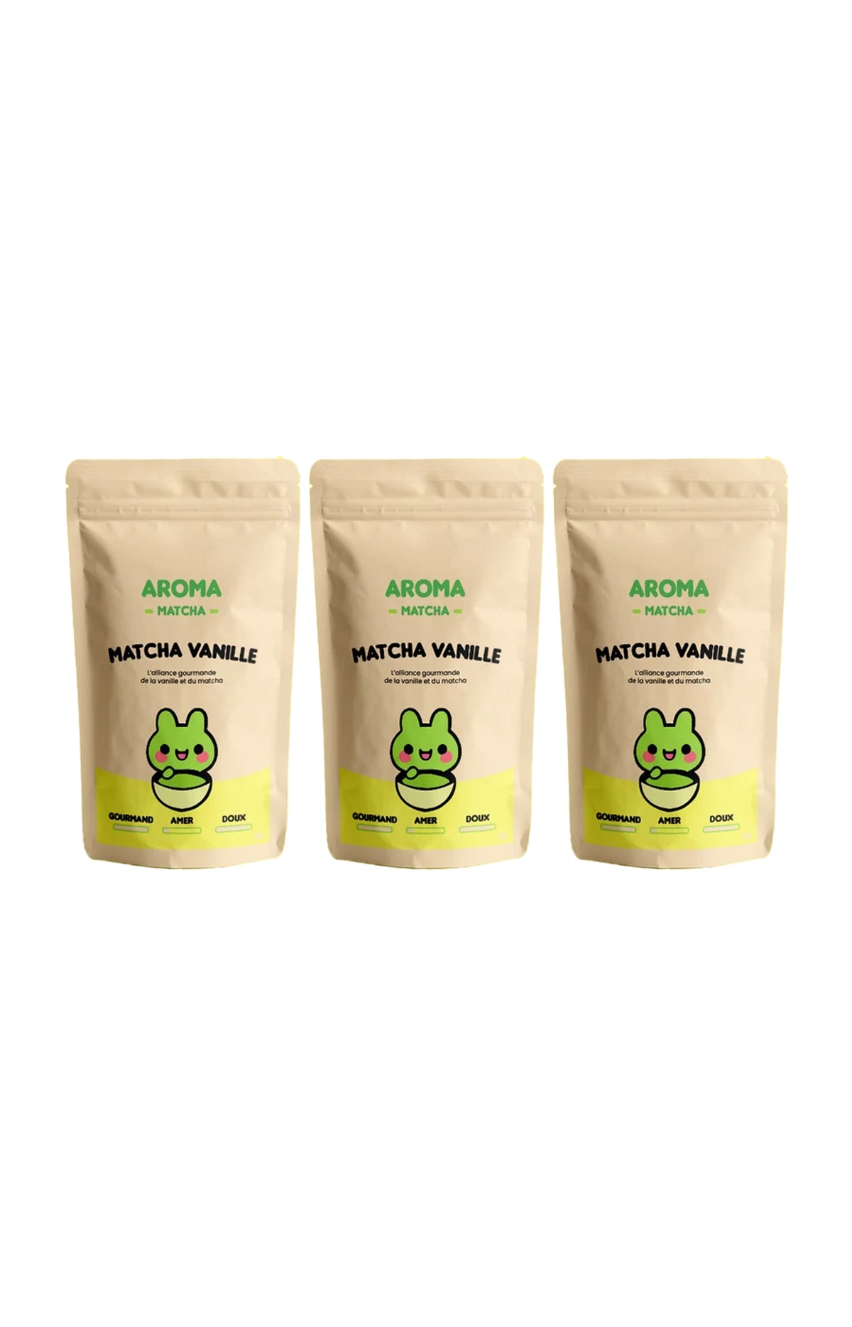 Pack matcha vanille - 3 x 100 g