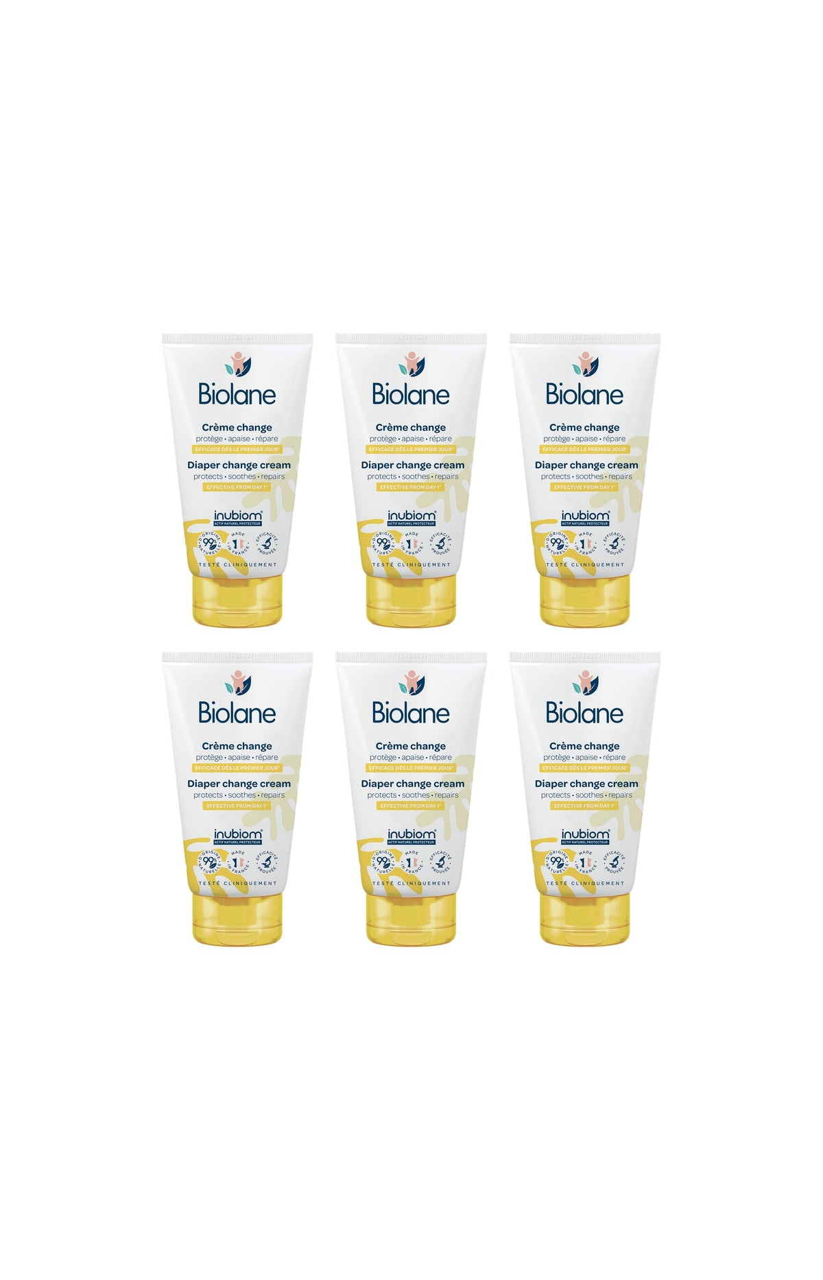 Crème change - Format voyage - 6 x 50 ml