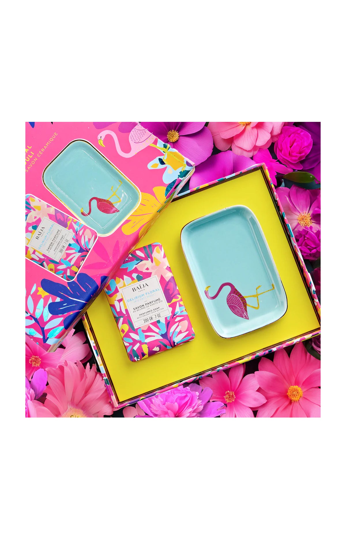 Coffret savon parfumé  - Iris & patchouli - 2 produits