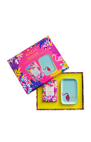 Coffret savon parfumé  - Iris & patchouli - 2 produits