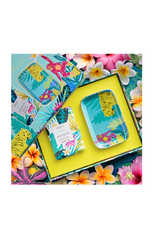 Coffret savon parfumé  - Fleur de Tiaré - 2 produits