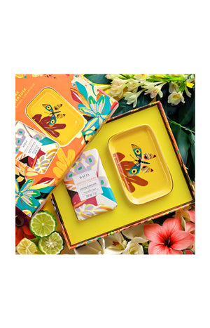 Coffret savon parfumé  - Bergamote & tubéreuse - 2 produits