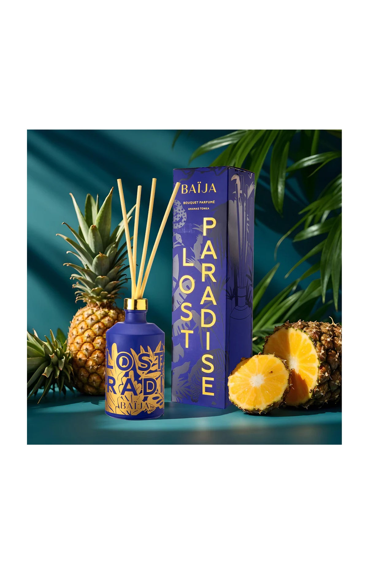 Bouquet parfumé - Lost Paradise - Ananas & fleurs blanches - 365 ml