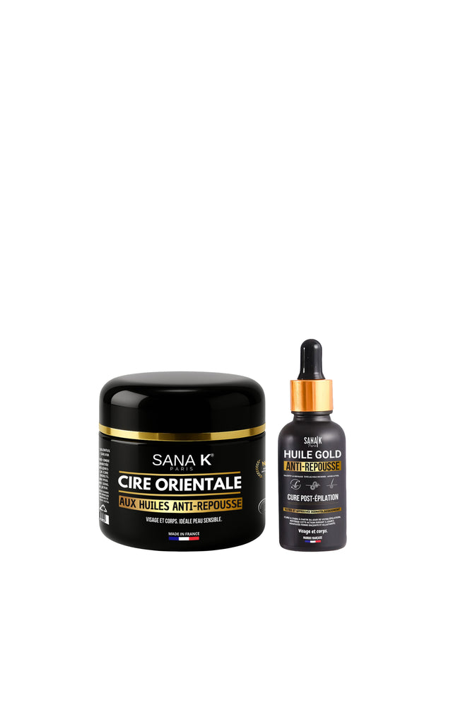 Duo anti repousse - Huile & cire 300 g