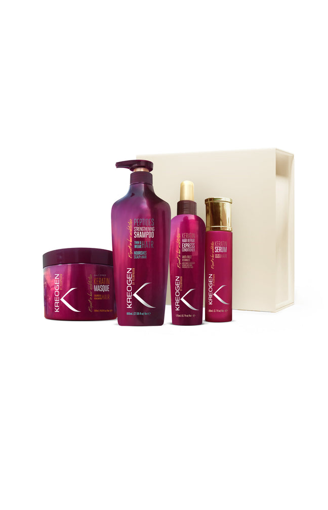 Coffret routine Kératine - Cheveux fins & fragilisés