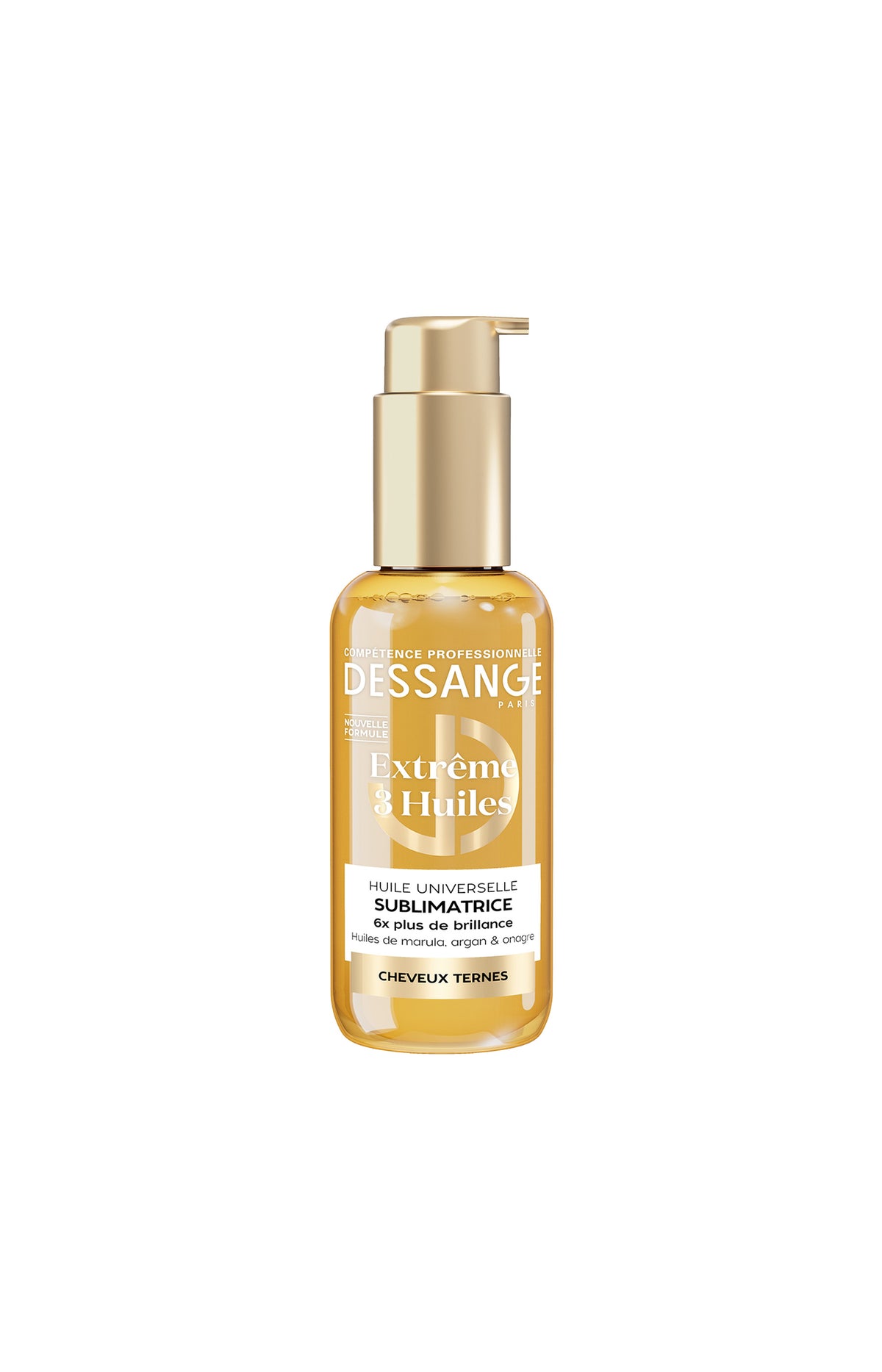 2 huiles sublimatrices - Argan - Cheveux ternes - 110 ml