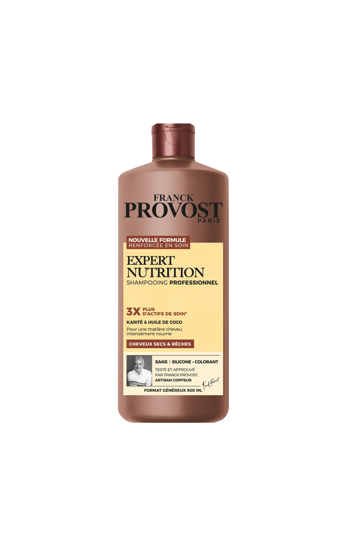 2 shampoings - Karité & Huile de coco - Cheveux secs & rèches - 500 ml