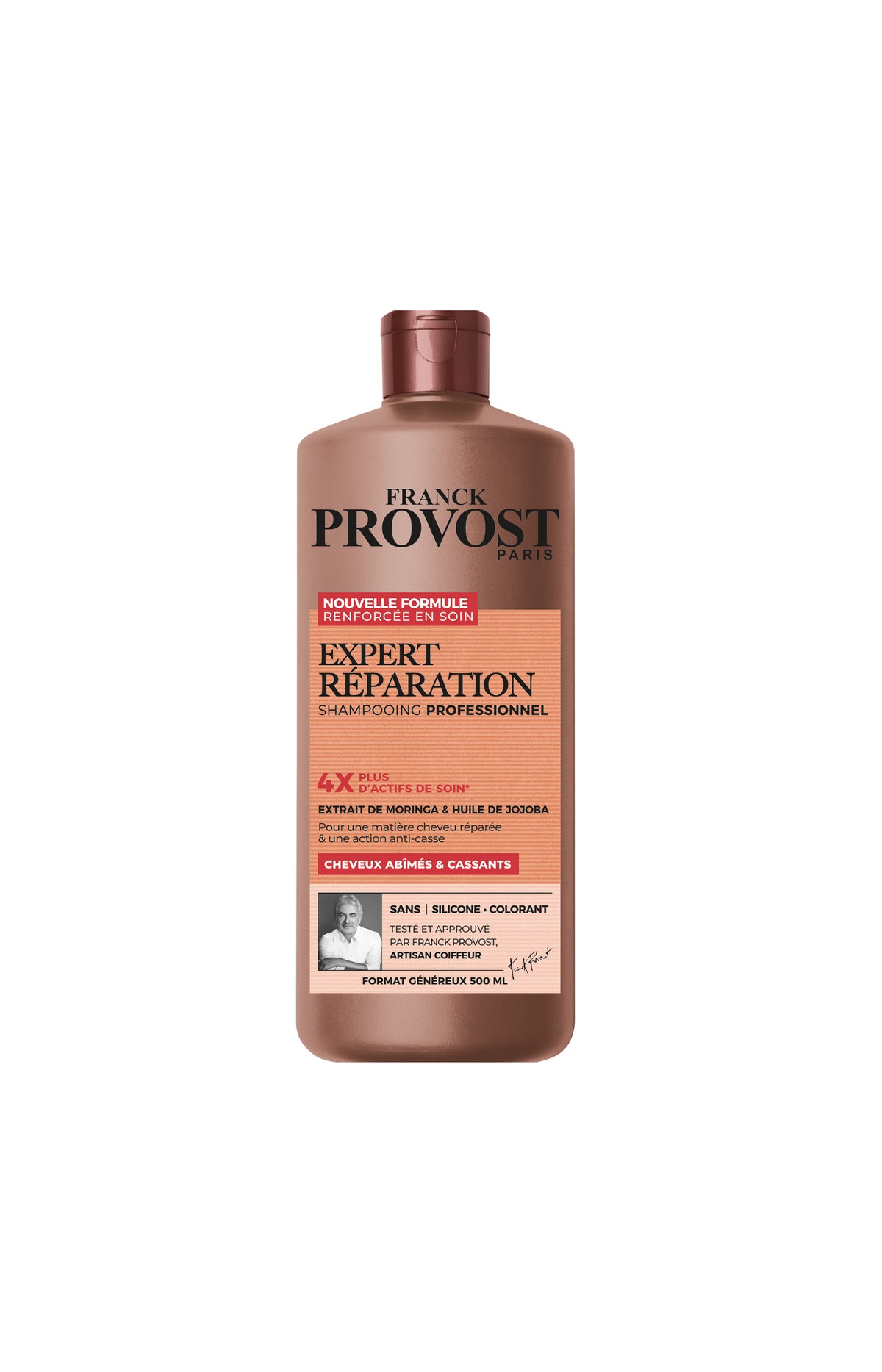 2 shampoings réparation - Moringa & Huile de jojoba - 500 ml