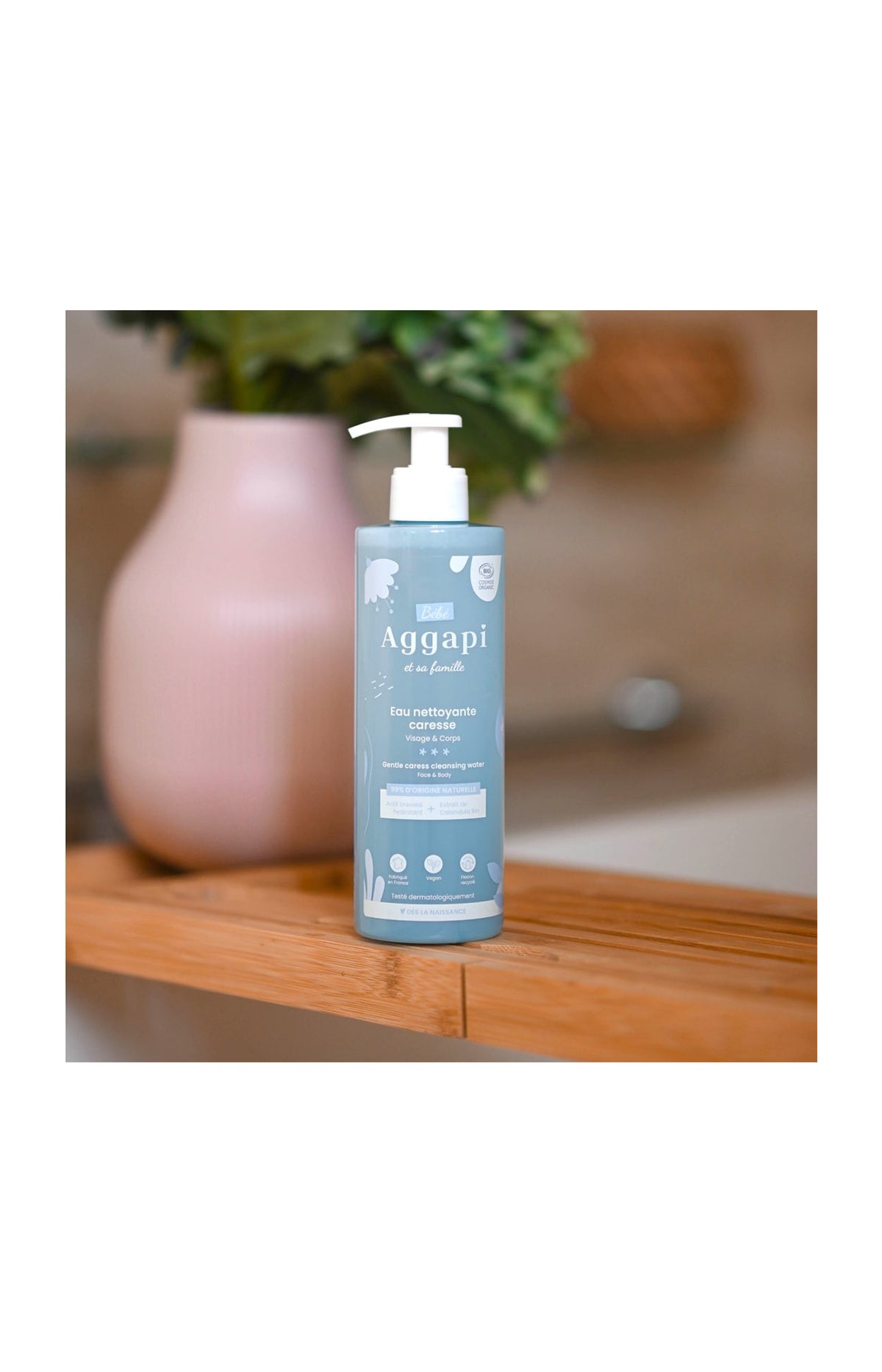 Eaux nettoyantes caresse - Visage & corps - Bébé - 2 x 390 ml
