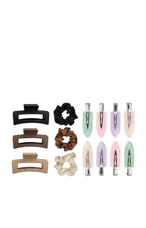 Set d'accessoires - Pinces & chouchous