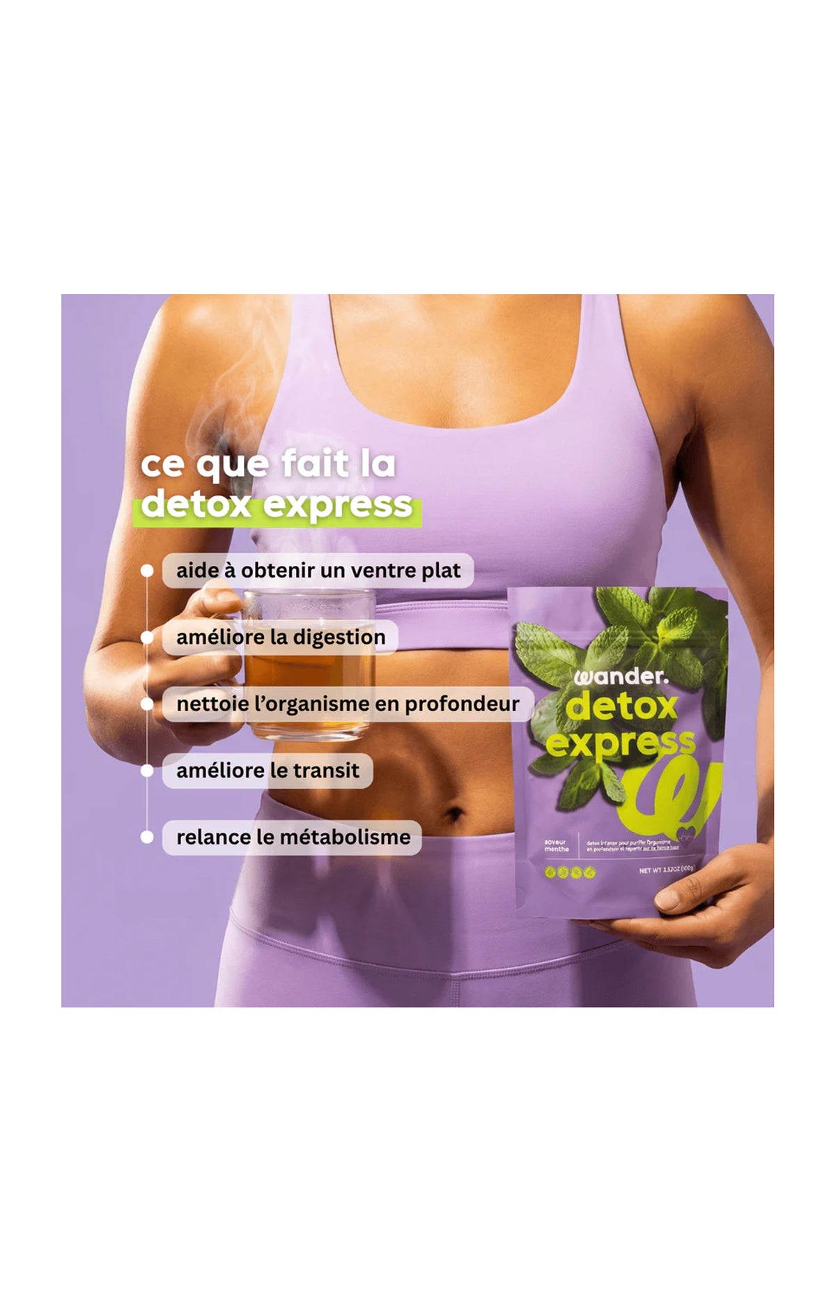 Cure détox naturelle - Express - Menthe - 7 jours - 100g