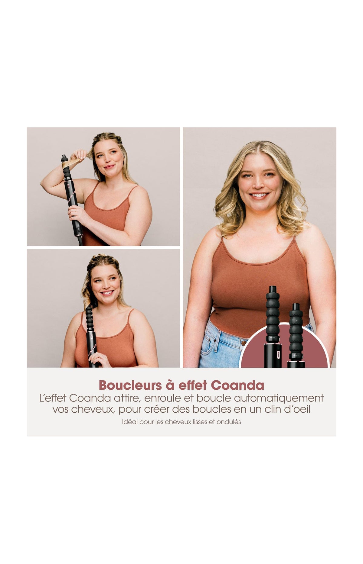 Styler & sèche-cheveux 3-en-1 - FlexStyle - Noir