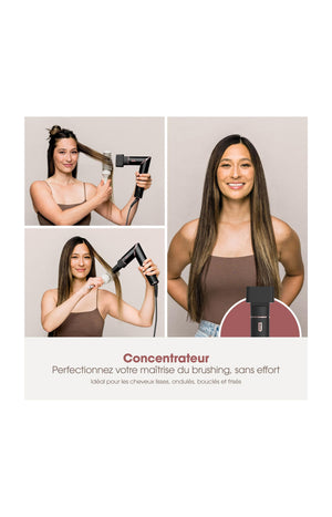 Styler & sèche-cheveux 3-en-1 - FlexStyle - Noir