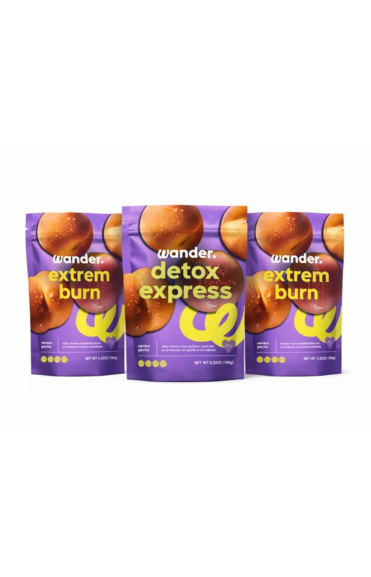 Cure mixte - Brûle graisse - Pêche - 3 produits