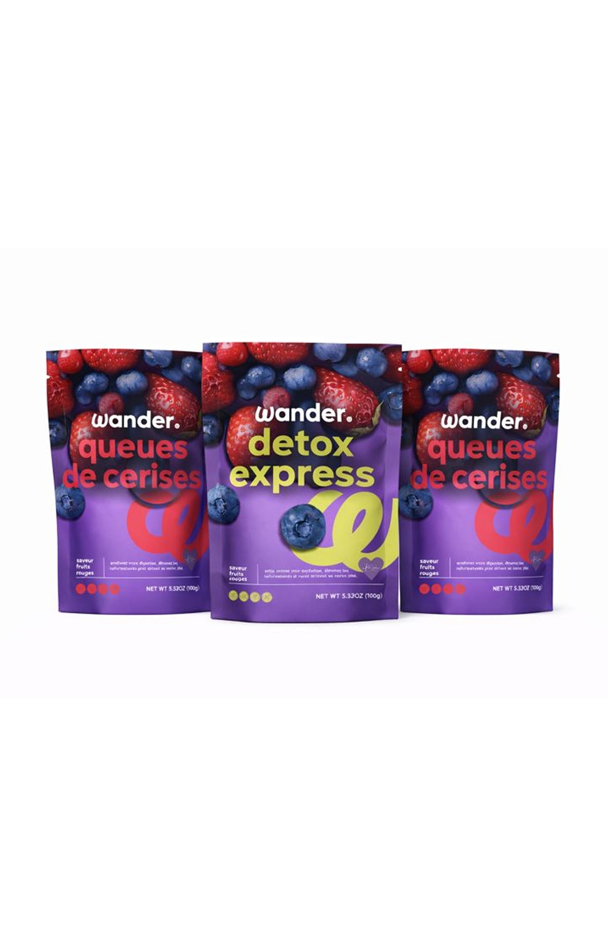 Cure mixte - Ventre plat - Fruits rouges - 3 produits