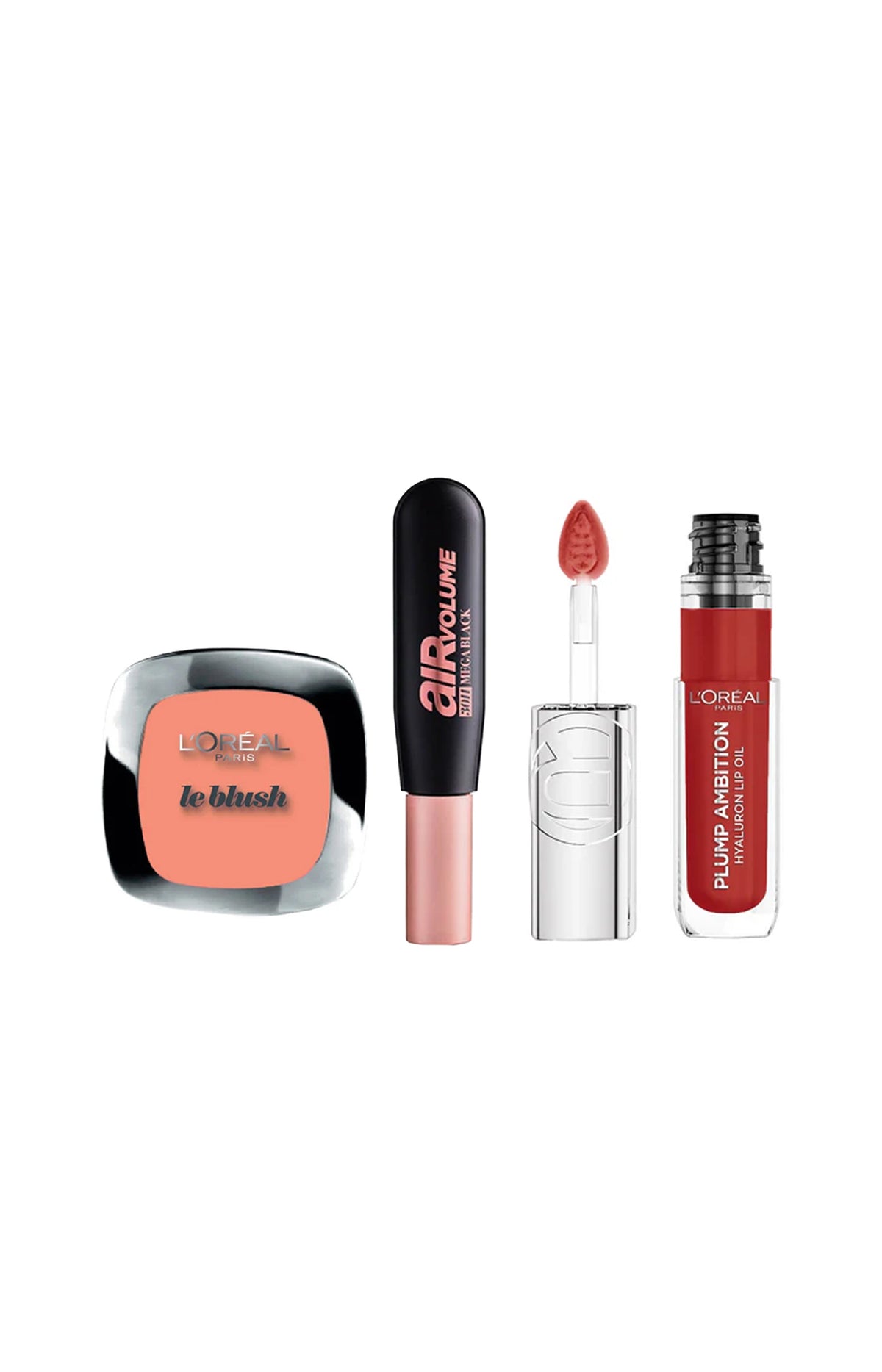 Trio les essentiels - Blush, gloss & mascara