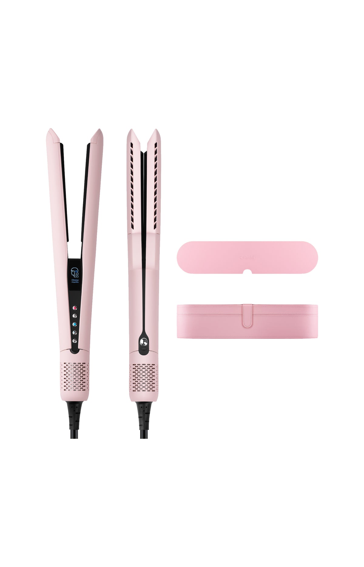 Lisseur séchant 2-en-1 - Airliss - Rose