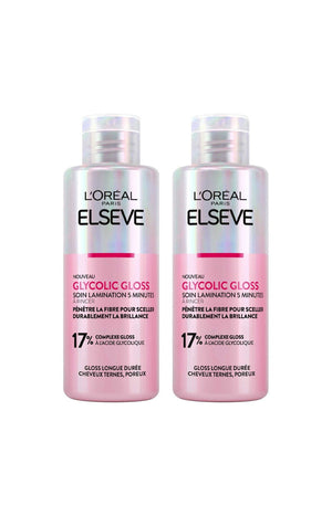 2 soins lamination - Acide glycolique - Cheveux ternes & poreux - 200 ml
