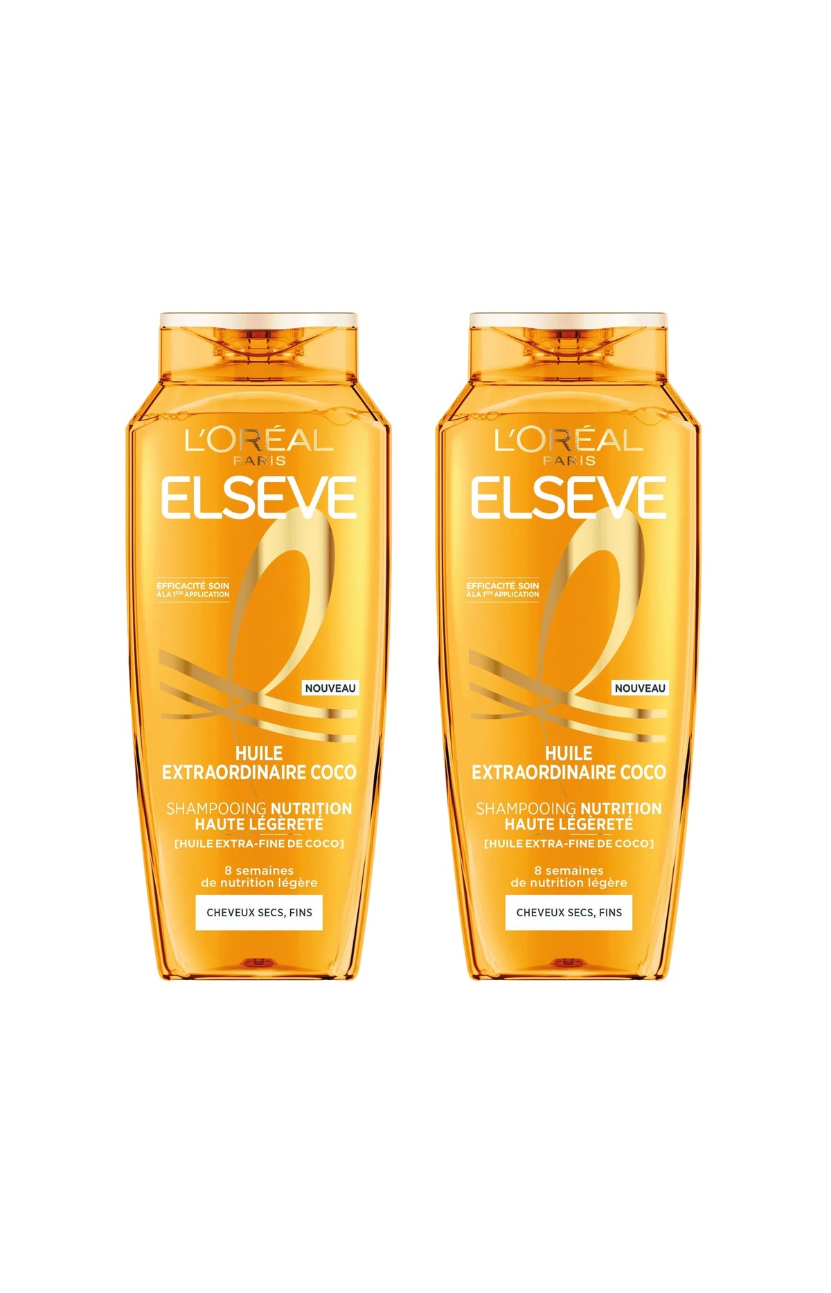 2 shampoings - Huile Extraordinaire Coco - 250 ml