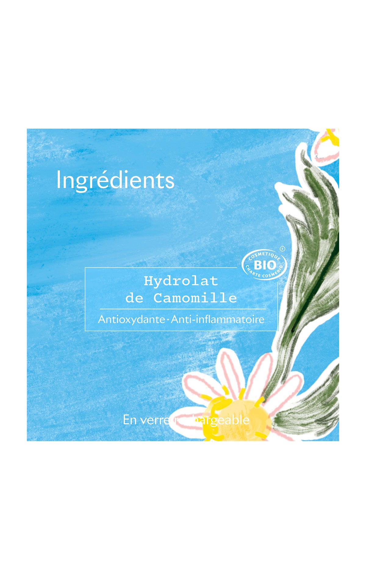 Lotion calmante - Véritable eau florale de camomille