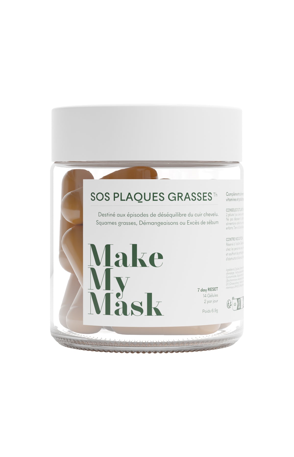 Cure - Compléments SOS squames grasses - 14 jours