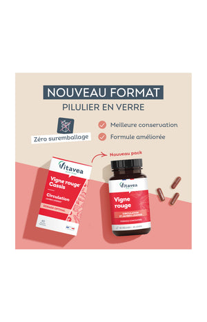 Cure circulation sanguine - Vigne rouge - 4 mois