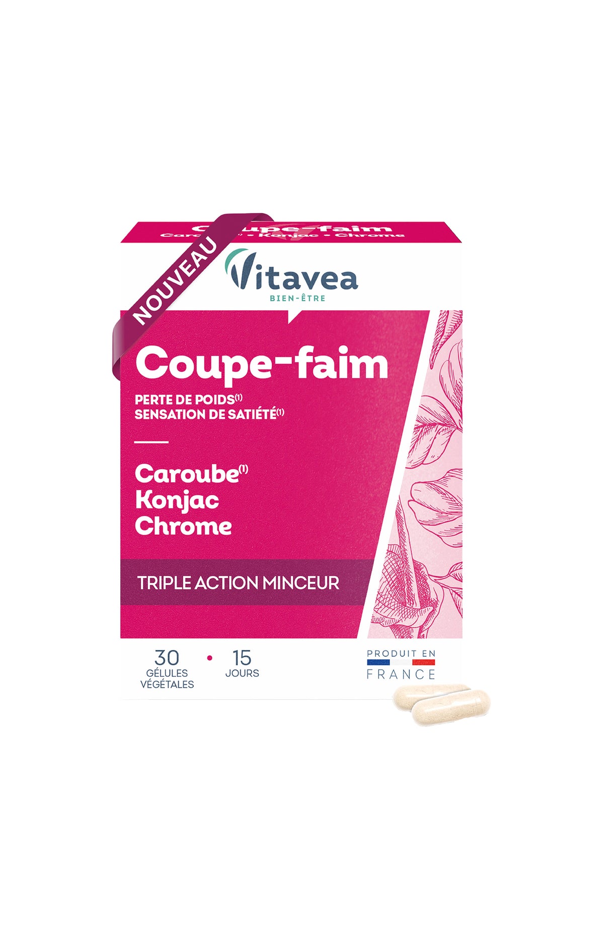 Cure coupe-faim - Caroub & konjac - 15 jours