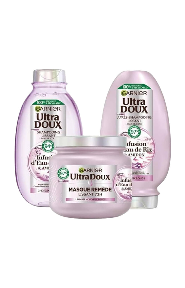 Routine lissante - Eau de riz & amidon - 6 produits