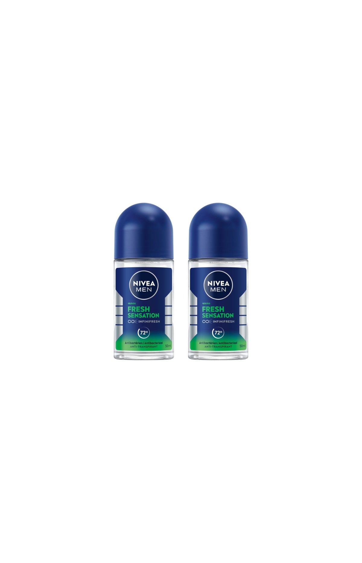 2 déodorants anti-transpirants - Fresh Sensation 72 h - 50 ml