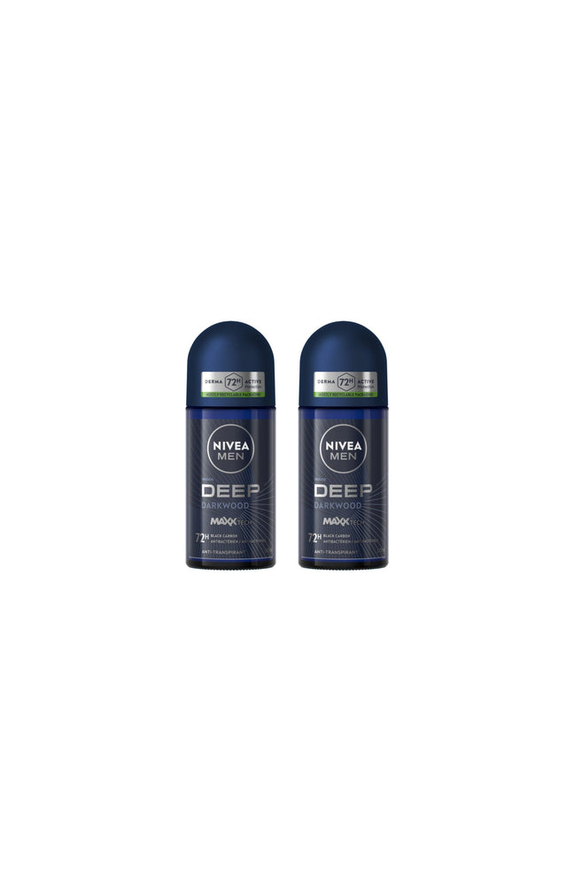 2 déodorants bille 72 h - Deep - Homme - 50 ml