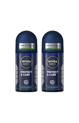 2 déodorants bille 72 h - Protect & Care - Homme - 50 ml