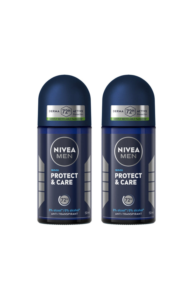 2 déodorants bille 72 h - Protect & Care - Homme - 50 ml