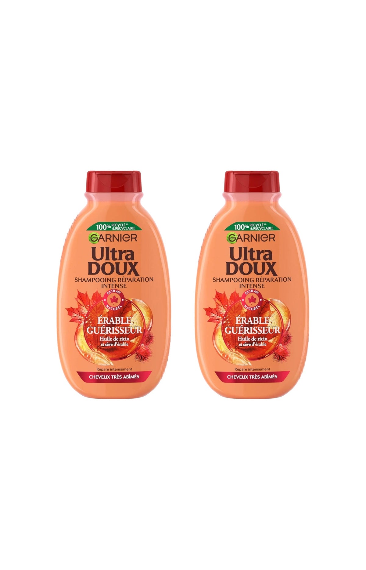 2 shampoings réparation intense - Érable Guérisseur - 300 ml