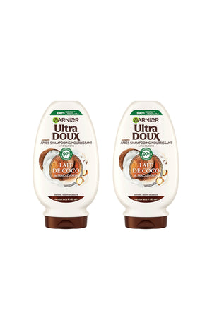 2 après-shampoings nourrissants - Lait de coco & macadamia - 250 ml