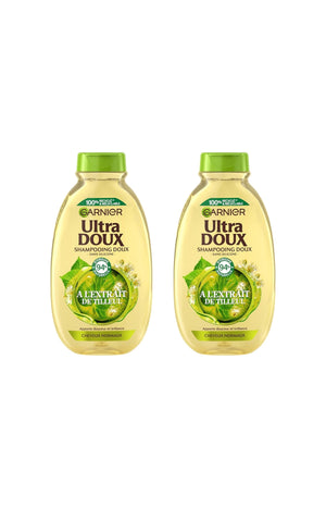 2 shampoings douceur & brillance - Extrait de tilleul - 300 ml