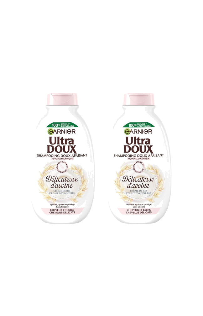 2 shampoings apaisants - Délicatesse d'avoine - 300 ml