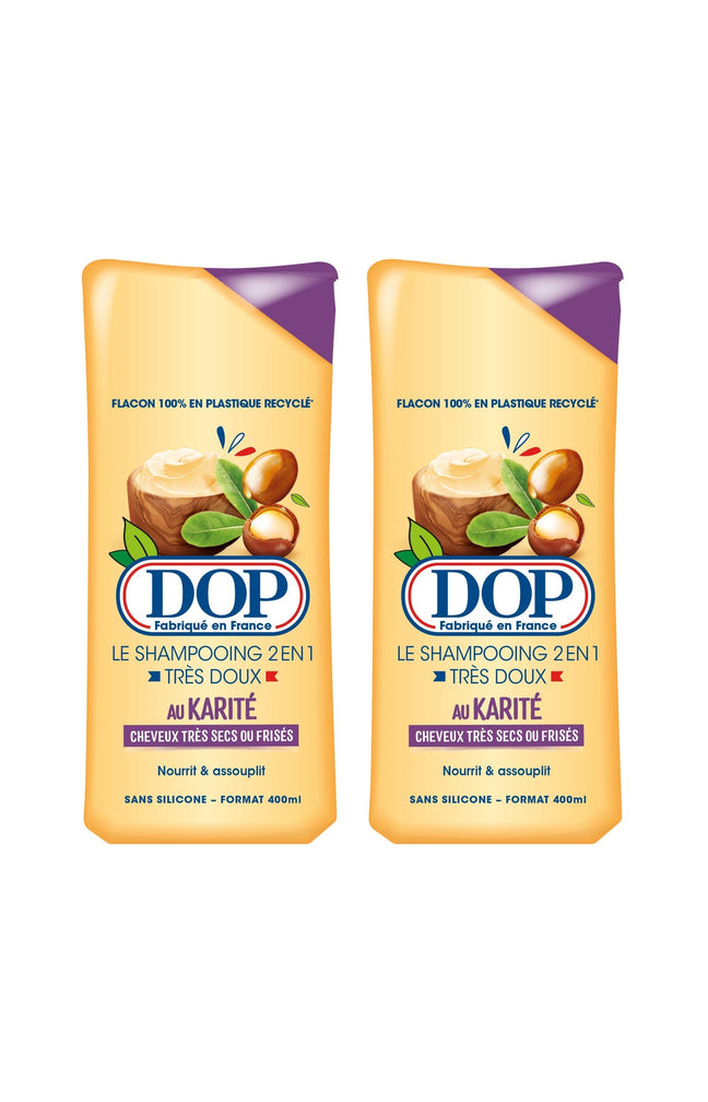 2 shampoings 2-en-1 - Karité - 500 ml
