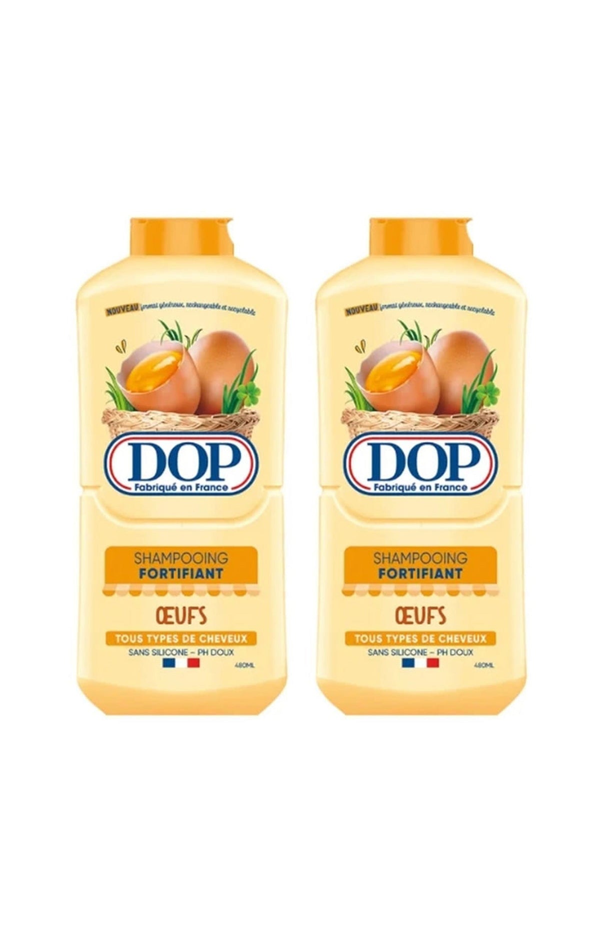 2 shampoings - Œufs - 480 ml