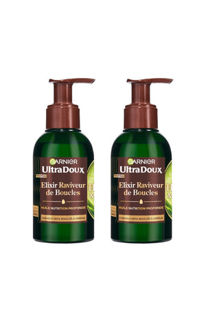 2 huiles nourrissantes - Élixir raviveur de boucles - 120 ml
