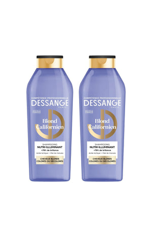 2 shampoings nutri-illuminants - Blond Californien - 280 ml