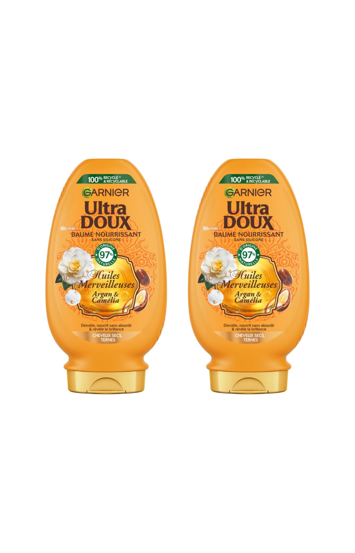 2 baumes nourrissants - Argan & Camélia - 360 ml