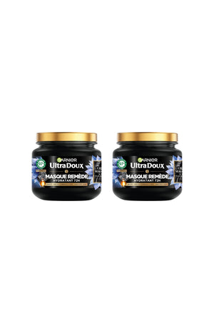 2 masques hydratants - Cheveux normaux à gras - 340 ml