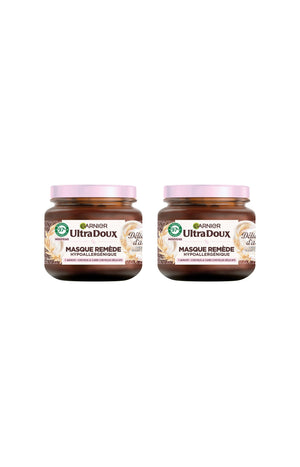 2 masques hypoallergéniques - Cheveux & cuirs chevelus délicats - 340 ml