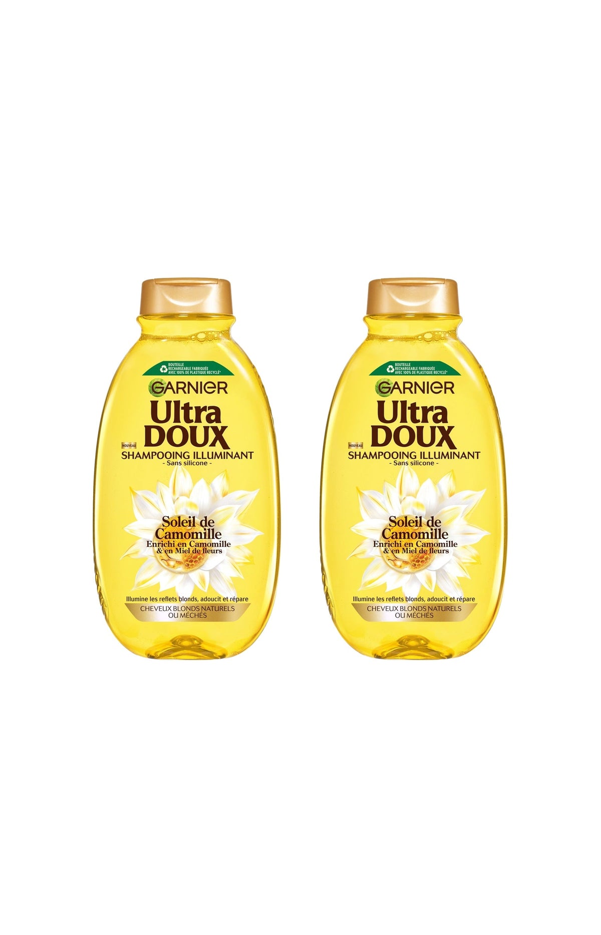 2 shampoings illuminants - Cheveux blonds, naturels ou méchés - 300 ml