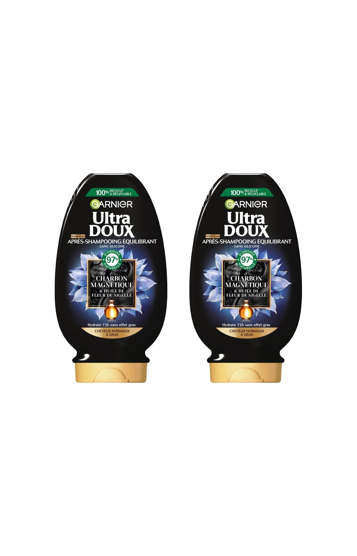 2 après-shampoings équilibrants - Cheveux normaux à gras - 200 ml